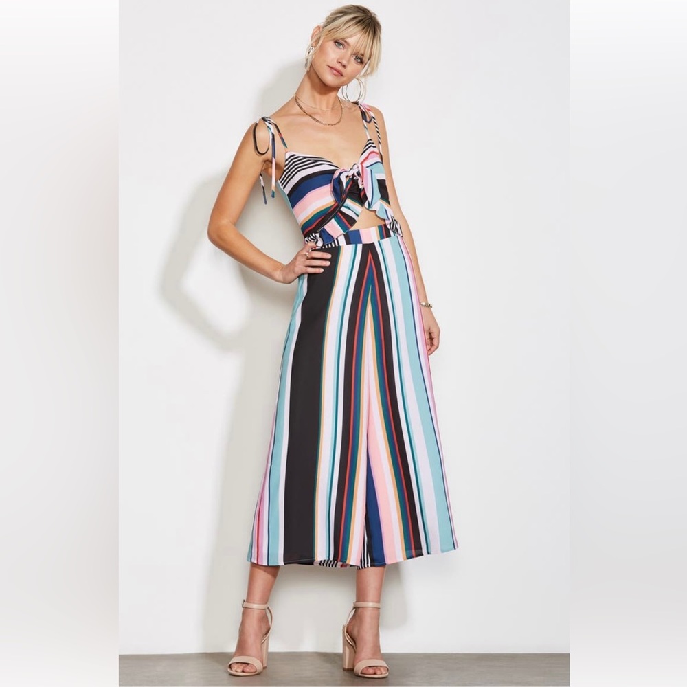 Ali & Jay
Fiesta Stripe Chiffon Jumpsuit